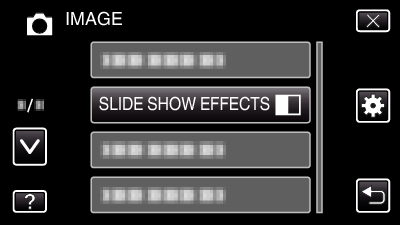 SLIDE SHOW EFFECTS